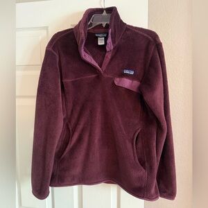 Patagonia Women’s Burgundy Polartec Thermal Pro Pullover